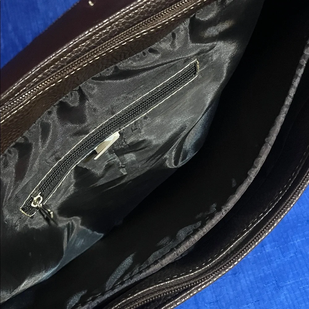 Mexican Floral Embossed Leather Messenger Bag – Artisan Handmade Crossbody